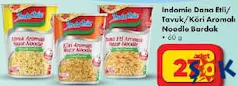 INDOMİE DANA ETLİ/ TAVUK/KÖRİ AROMALI NOODLE BARDAK 60 G